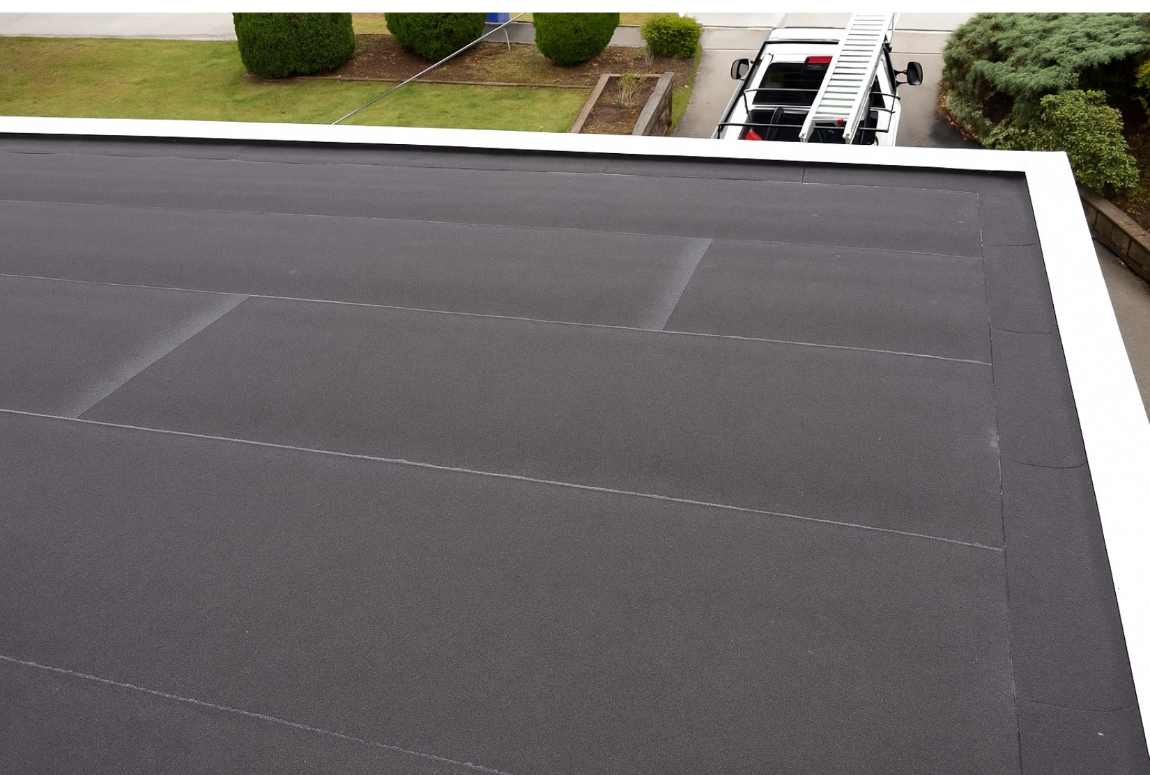 Flat roof TPO or modified bitumen project